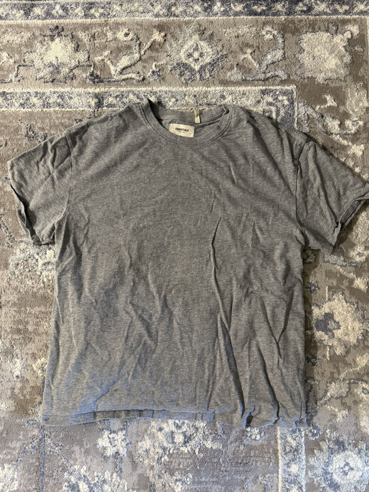 Essentials Essentials Fear Of God grey tee Size US M / EU 48-50 / 2 - 2 Thumbnail