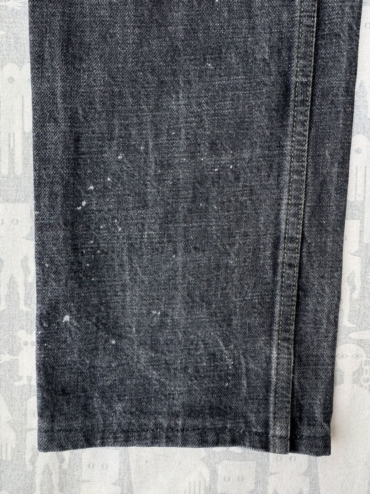Helmut Lang Helmut Lang 2000's Raw Denim Grey Classic Cut Jeans Size US 30 / EU 46 - 4 Thumbnail