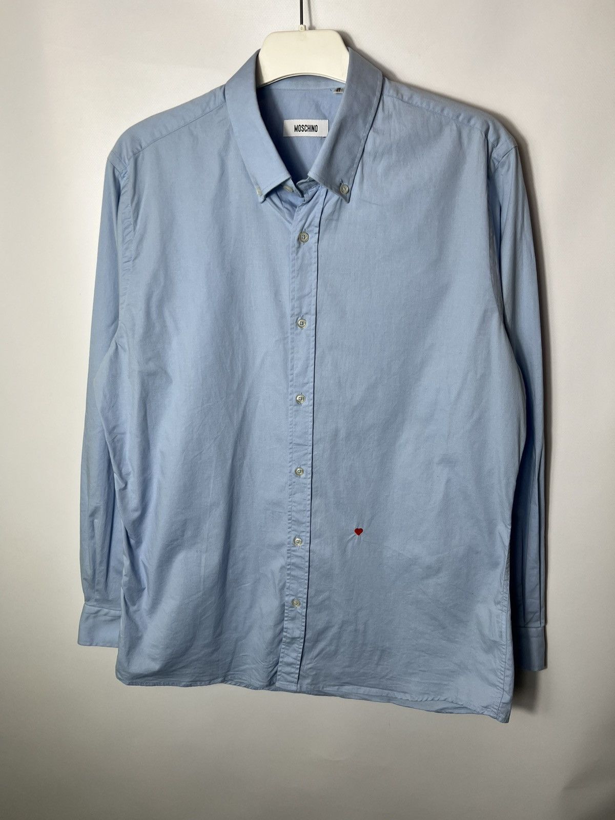 Moschino Vintage luxury Moschino Heart Logo Button up shirt Size US S / EU 44-46 / 1 - 1 Thumbnail