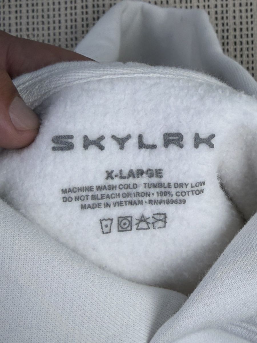 SKYLRK White “bieber” SKYLRK hoodie Size US XL / EU 56 / 4 - 3 Thumbnail