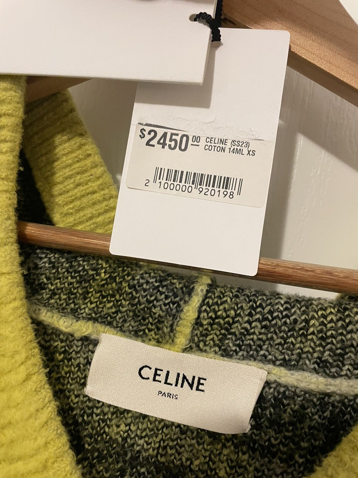 Celine Sunset Brushed Knit Hoodie Size US XS / EU 42 / 0 - 5 Thumbnail