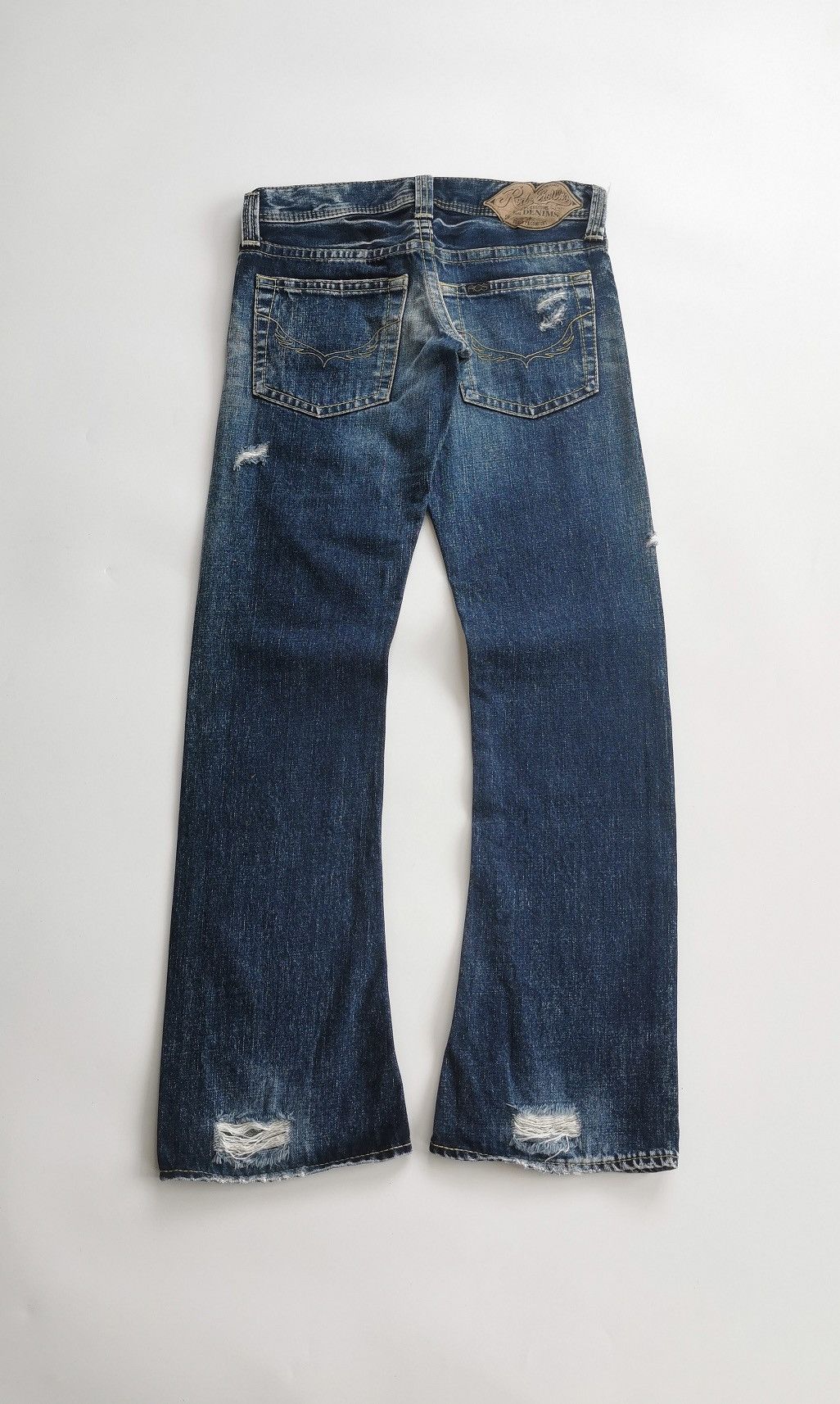 Japanese Brand Bootcut Rodeo Crown Japan Distressed Jeans Size US 30 / EU 46 - 5 Thumbnail