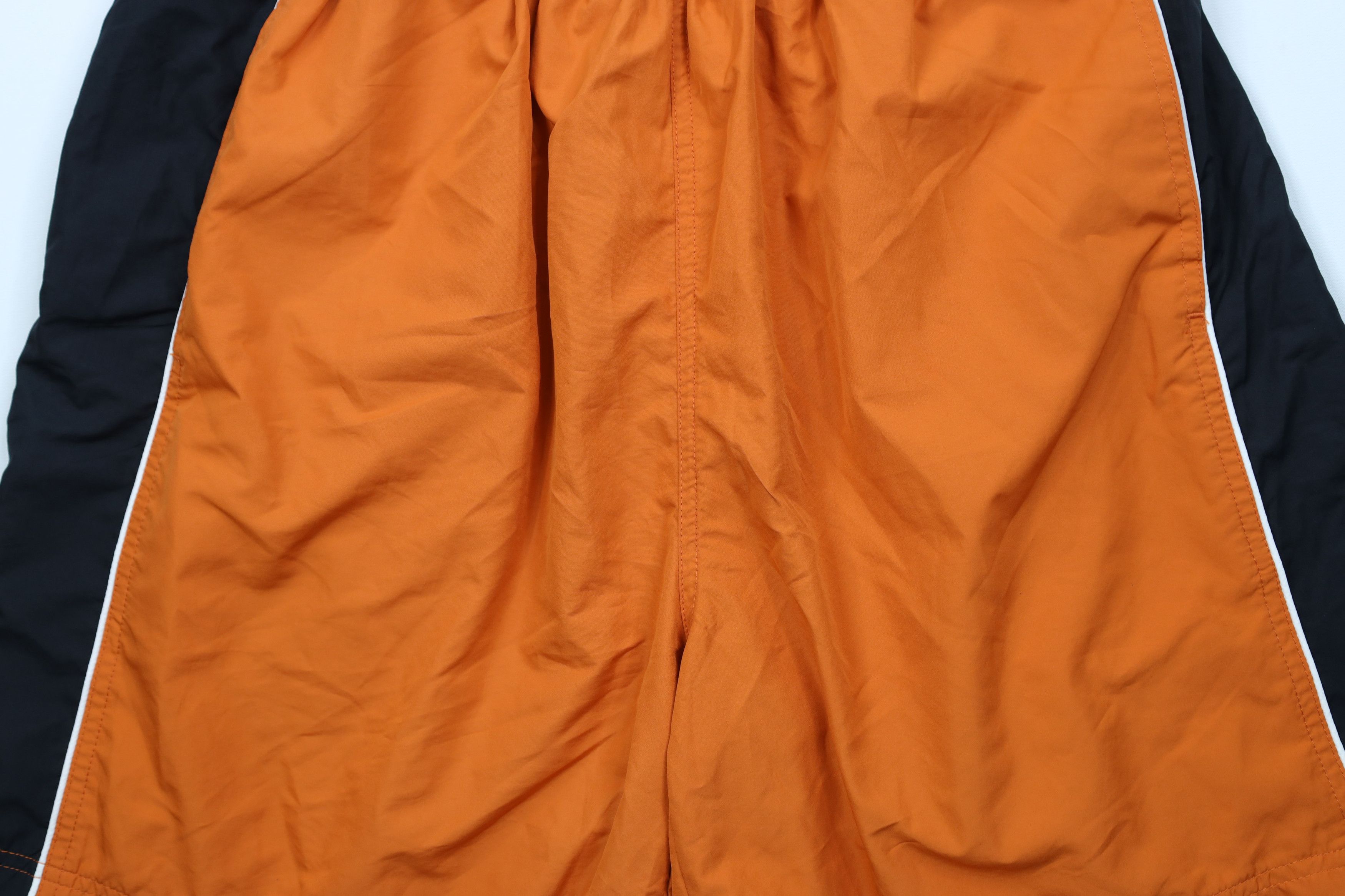 Reebok Vintage 90s Reebok Spell Out Lined Windbreaker Shorts Orange Size US 32 / EU 48 - 3 Thumbnail