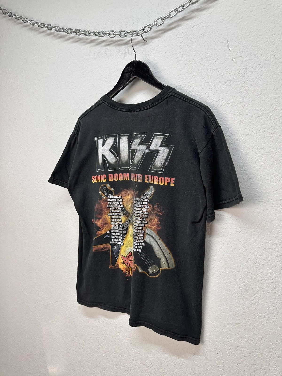 KISS Vintage Merch Kiss T-shirt Faded Punk Rock Band tee Opium Size US M / EU 48-50 / 2 - 8 Thumbnail