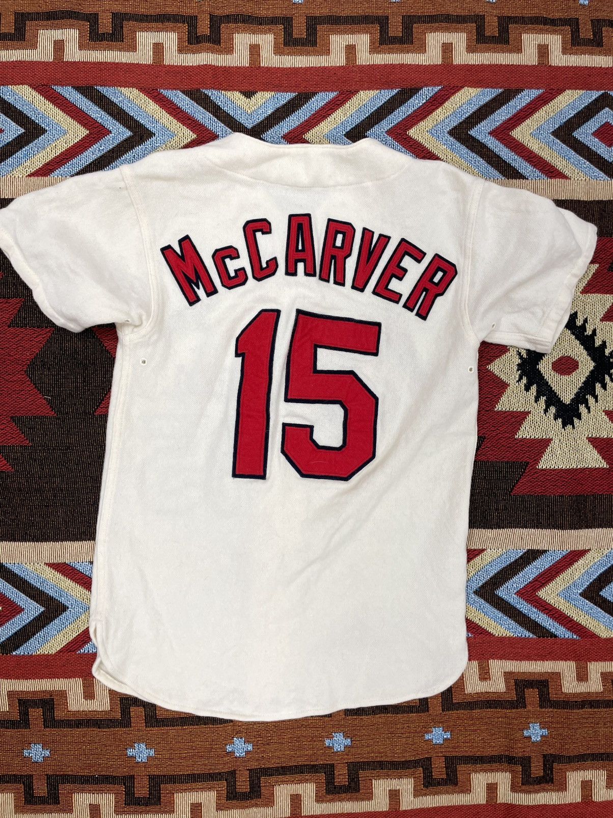 Cooperstown Collection × Mitchell & Ness × Vintage Vintage Jim McCarver Cardinals Wool Jersey Size US S / EU 44-46 / 1 - 5 Thumbnail