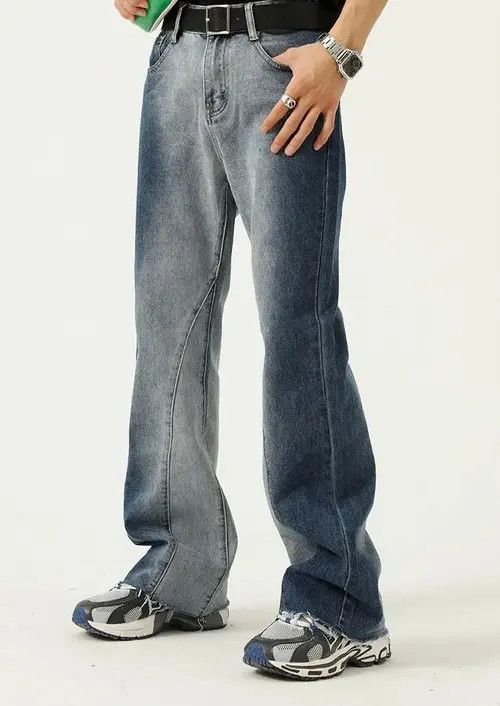 image of Vintage Distressed Jeans in Blue, Men's (Size 29)