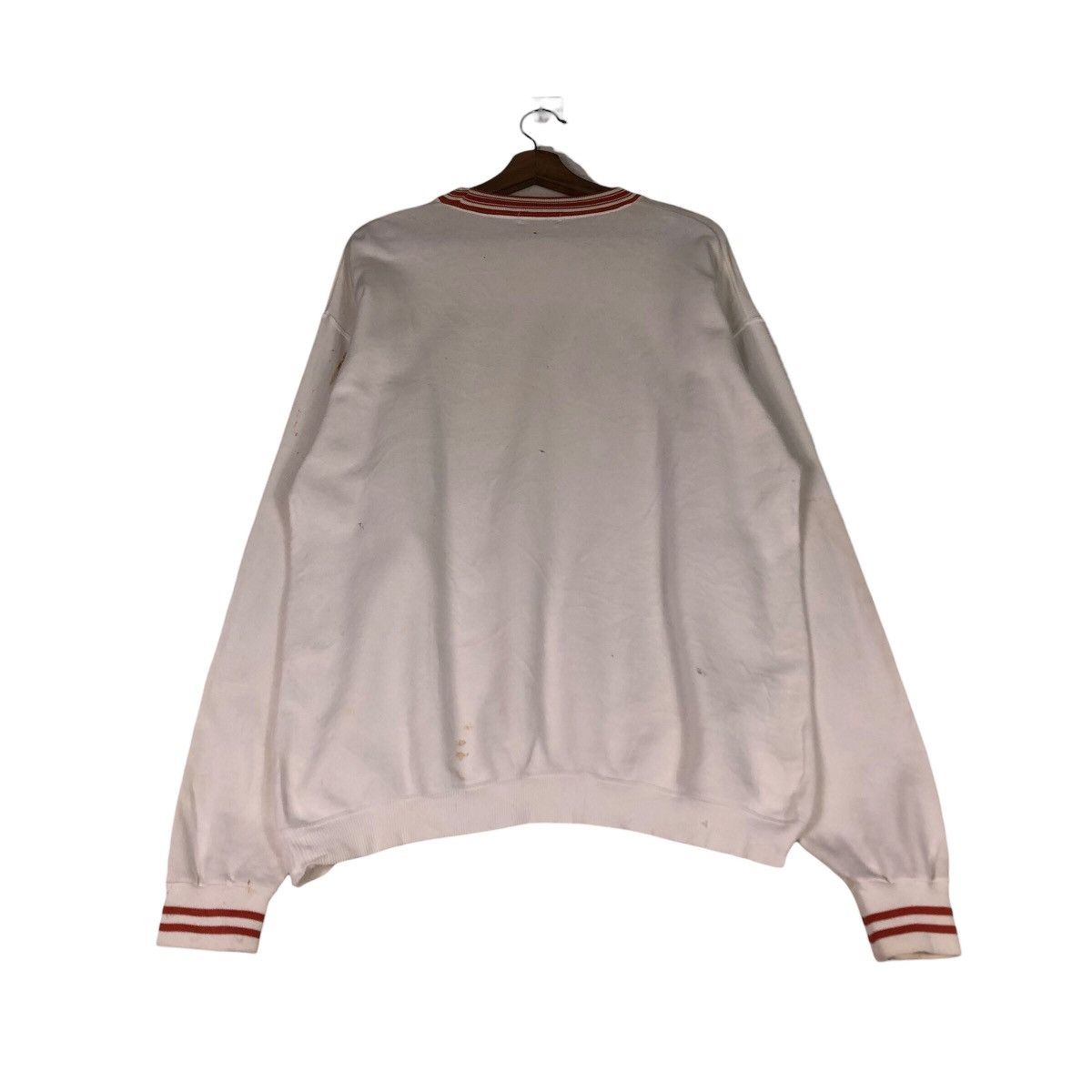Japanese Brand 90s Transsonic Big Print Sweatshirt — Distressed + Sun-Faded Size US L / EU 52-54 / 3 - 11 Thumbnail