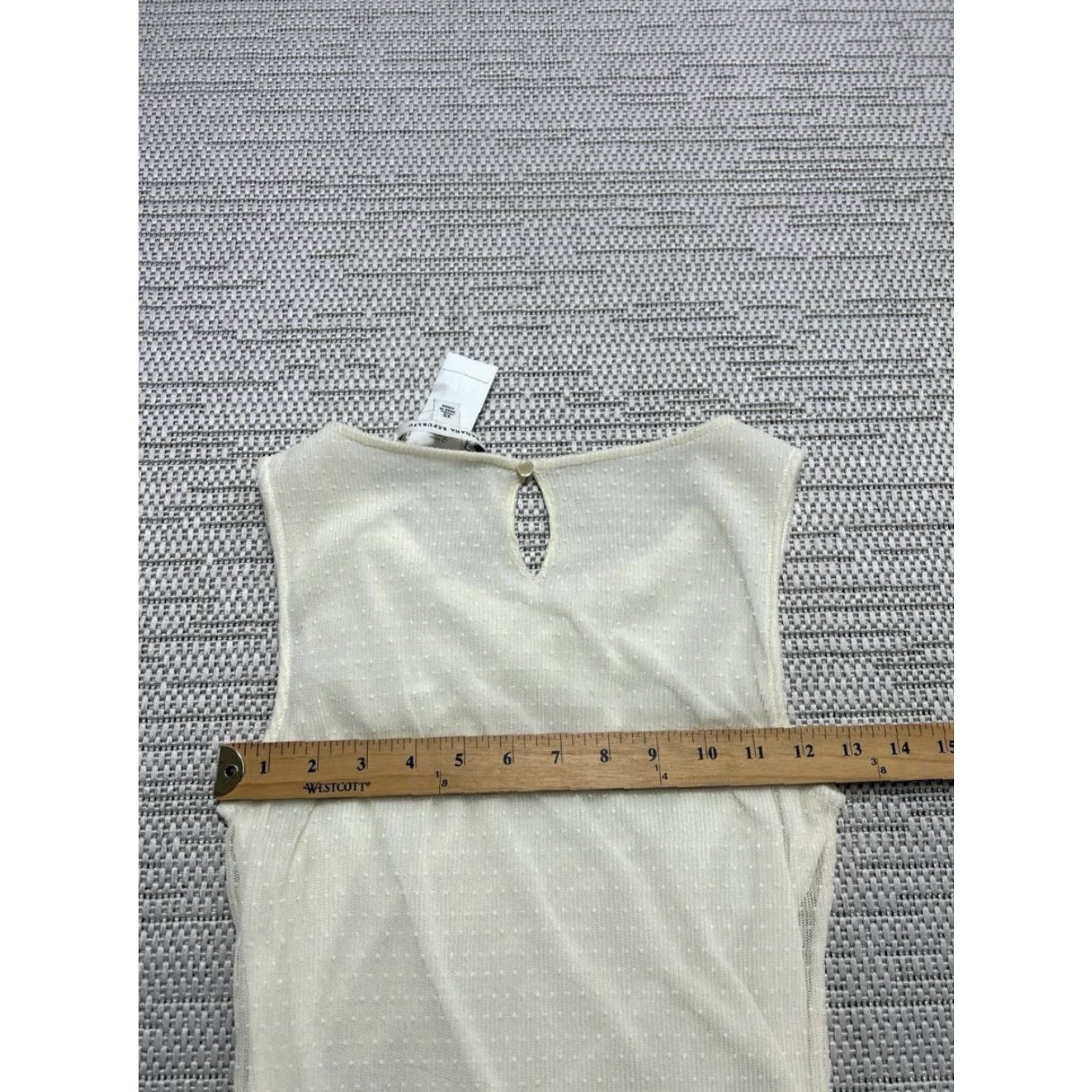 Banana Republic Banana Republic Shirt Womens XS Beige Tank Top New Sleeveless Round Neck Pullover Casual Basic Regular Size XS / US 0-2 / IT 36-38 - 6 Thumbnail