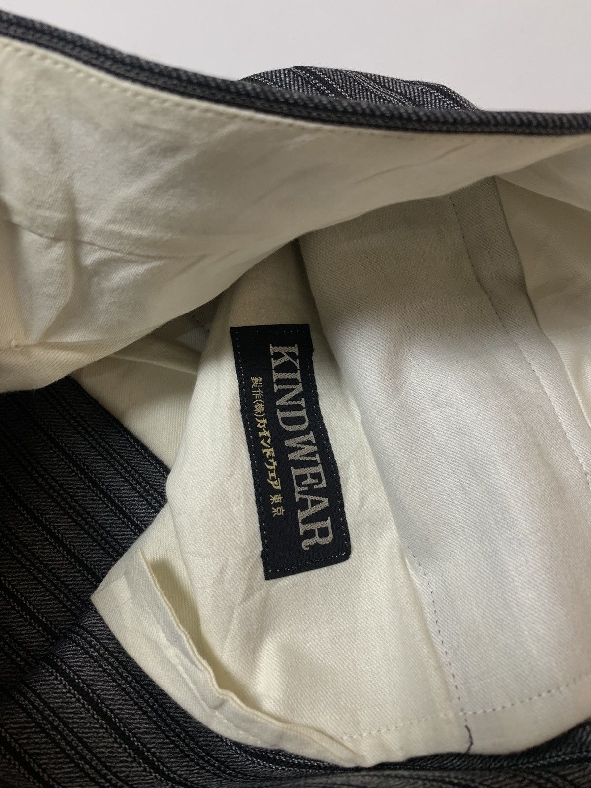 Other Vintage Slacks 1980s Japanese pinstripe trouser Size US 30 / EU 46 - 8 Thumbnail