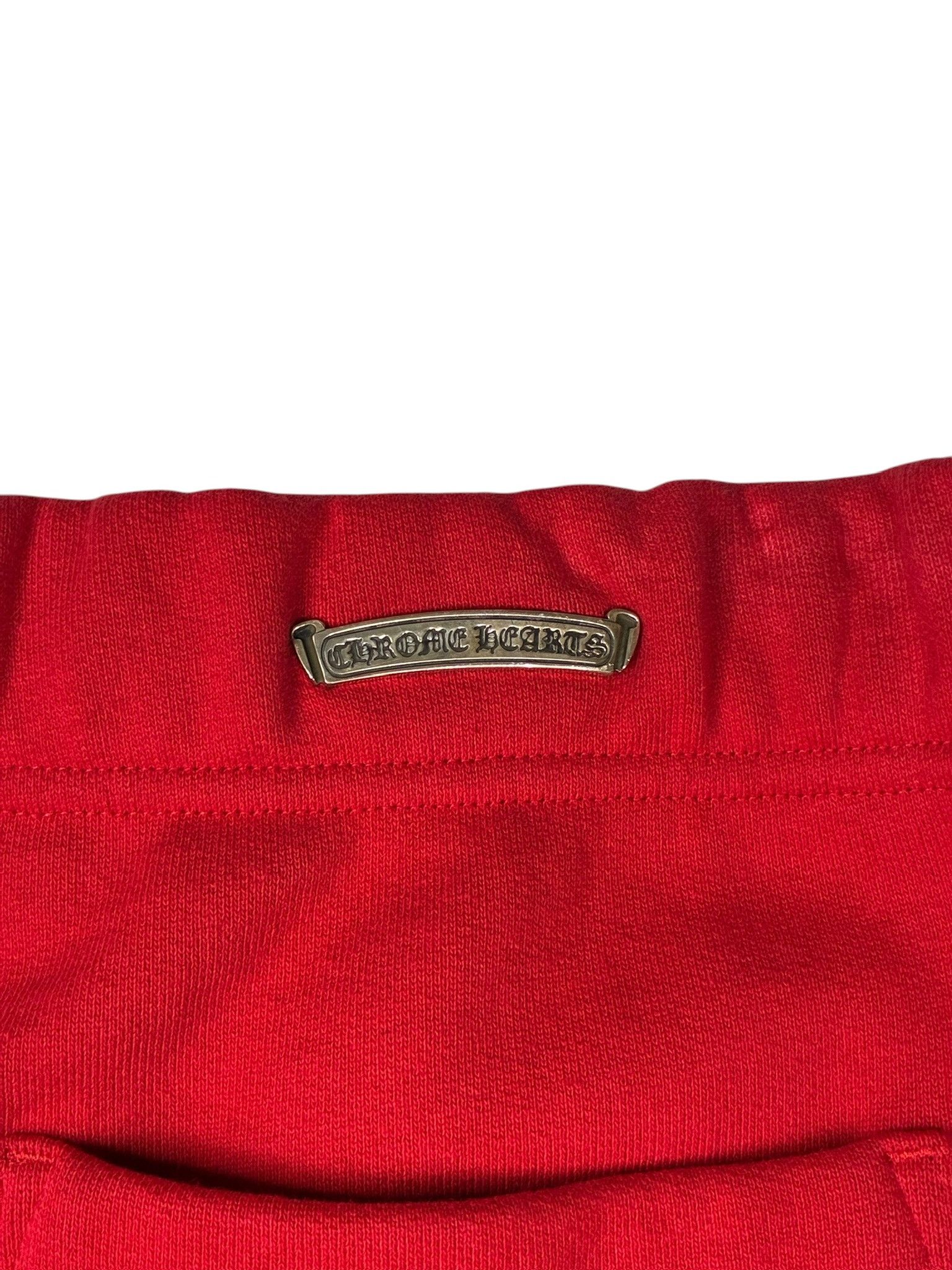 Chrome Hearts Chrome Hearts Red/White Triple Cross Embroidered Sweatpants Size US 36 / EU 52 - 5 Thumbnail