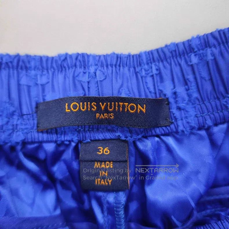 Louis Vuitton Louis Vuitton Royal blue dark stripe full logo drawstring Size US 36 / EU 52 - 5 Thumbnail