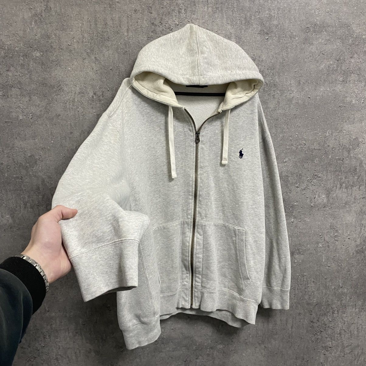 Polo Ralph Lauren Vintage Polo Ralph Lauren Zip Hoodie Y2K Size US XXL / EU 58 / 5 - 2 Thumbnail