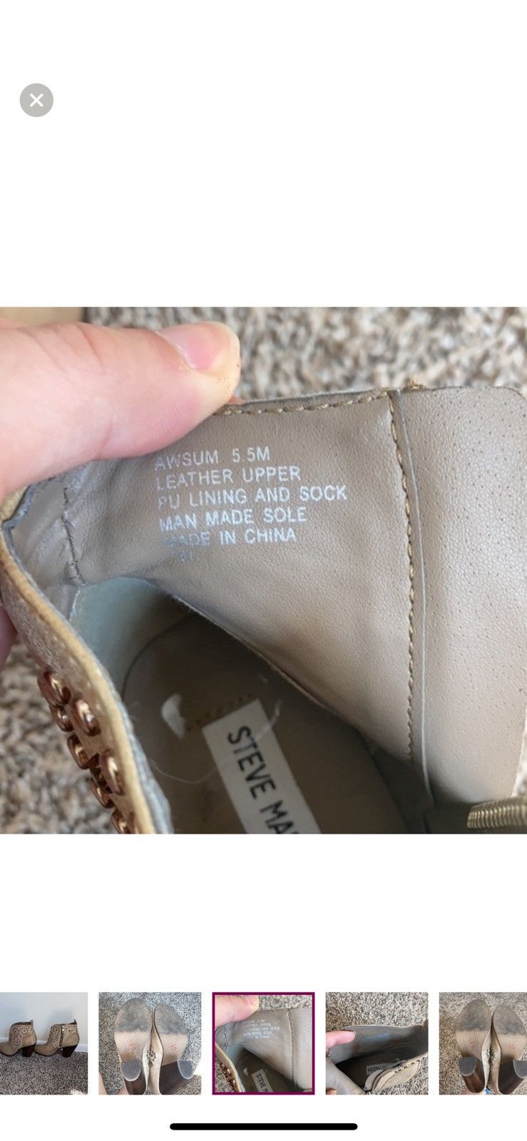 Steve Madden Steve Madden women’s awsum western heel booties size 5 1/2 Size US 5.5 / IT 35.5 - 7 Thumbnail