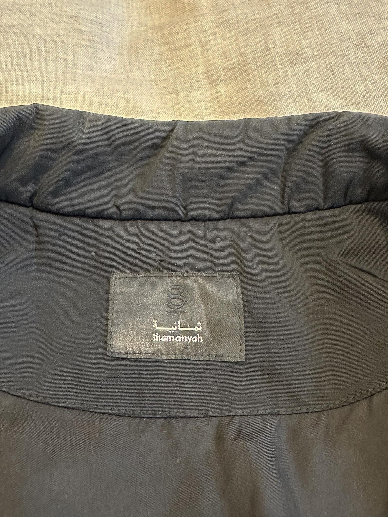 Rick Owens × Thamanyah Padded, Curved Zip Bomber Jacket Sz. 50 Size US M / EU 48-50 / 2 - 6 Thumbnail