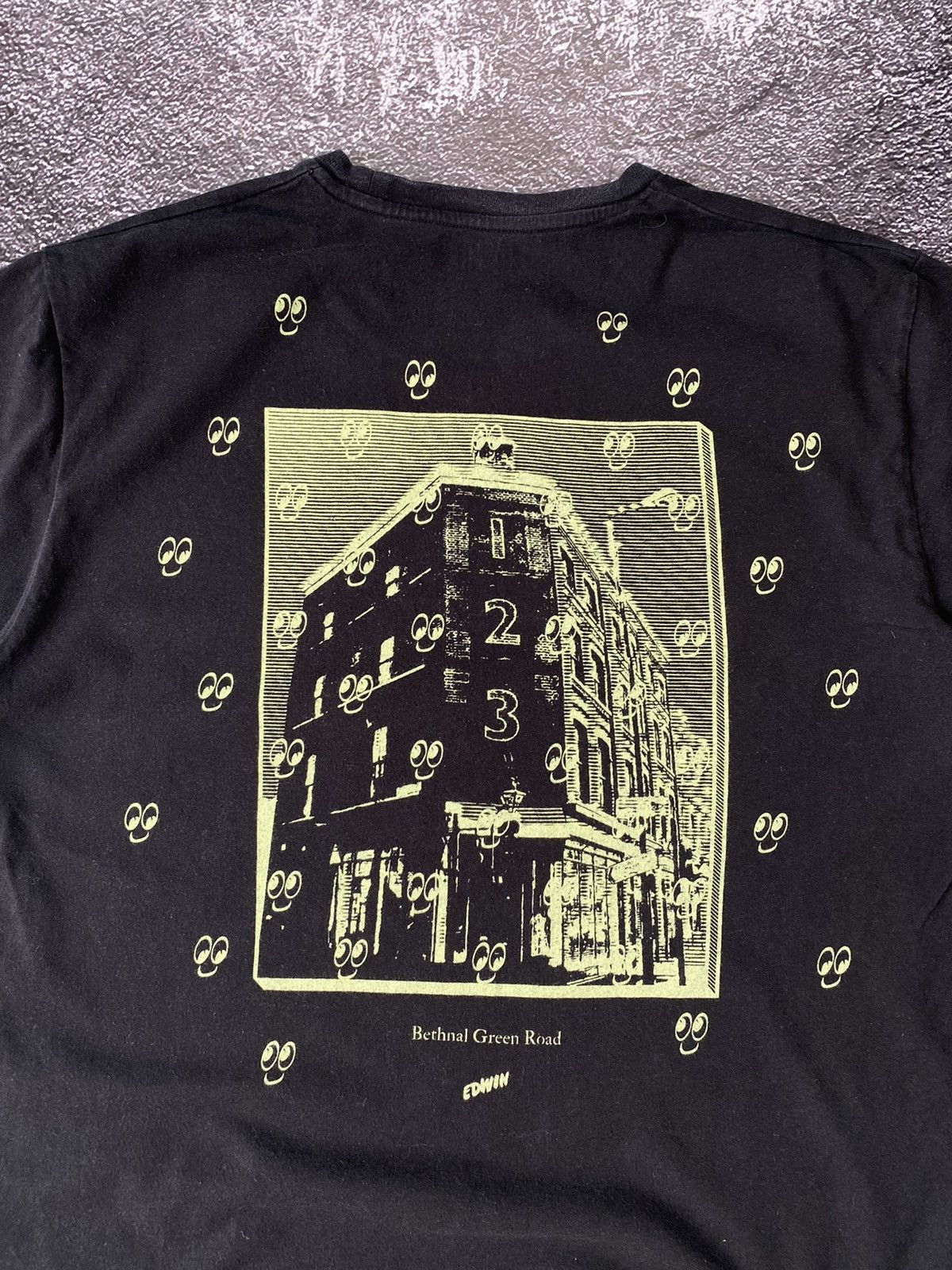 Edwin Edwin Marketing TS Bethnal Green Road Black T-Shirt Size M Size US M / EU 48-50 / 2 - 4 Thumbnail
