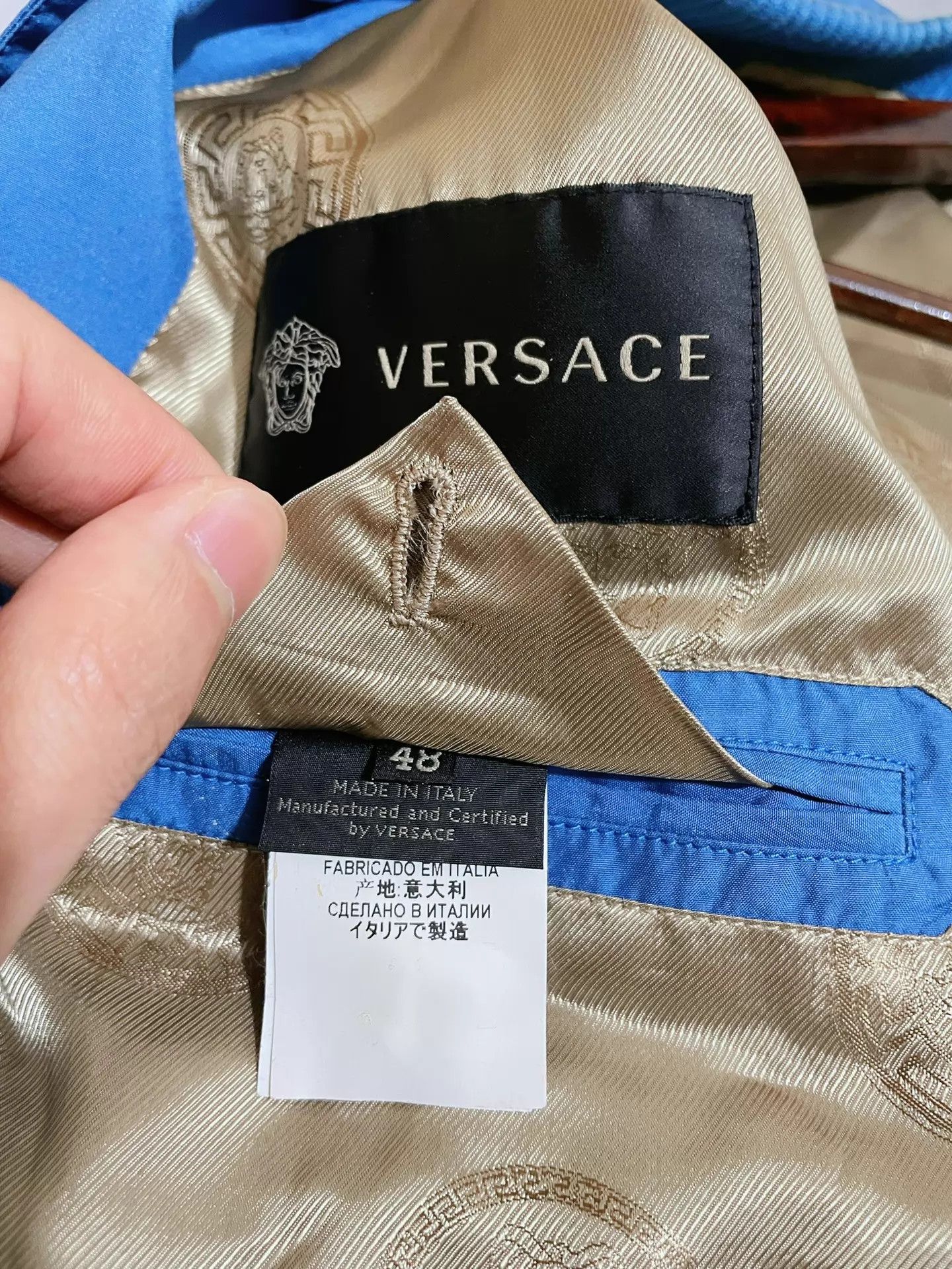 Versace Versace Main Line Runway Silk Jacket 48/M 9/10 Limited Size US M / EU 48-50 / 2 - 7 Thumbnail
