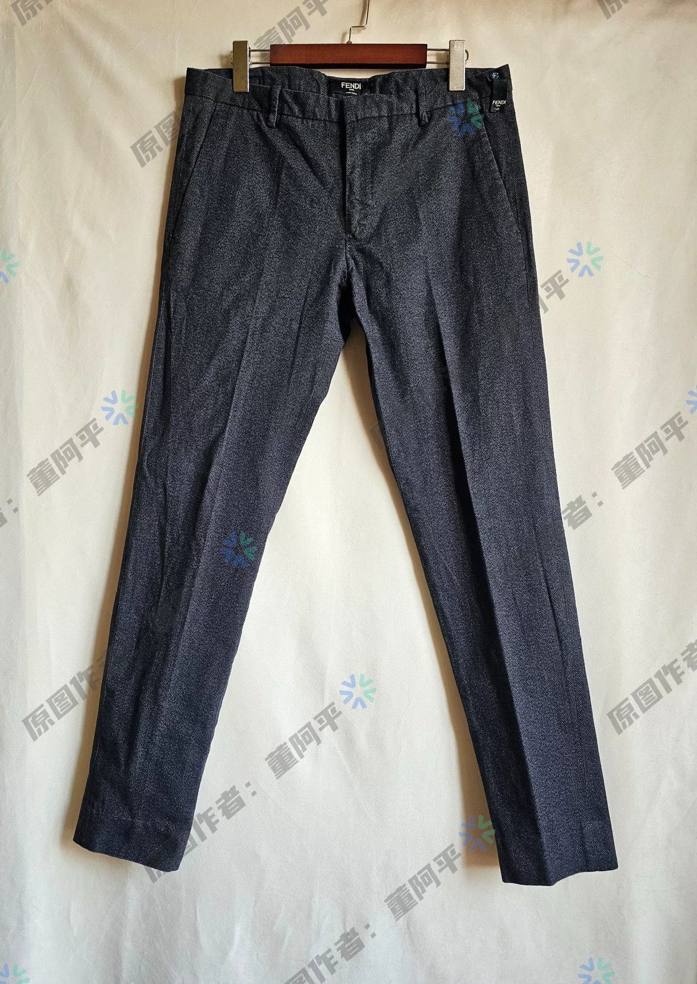 Fendi Fendi Men's Casual Long Pants in Dark Gray Size US 32 / EU 48 - 1 Preview
