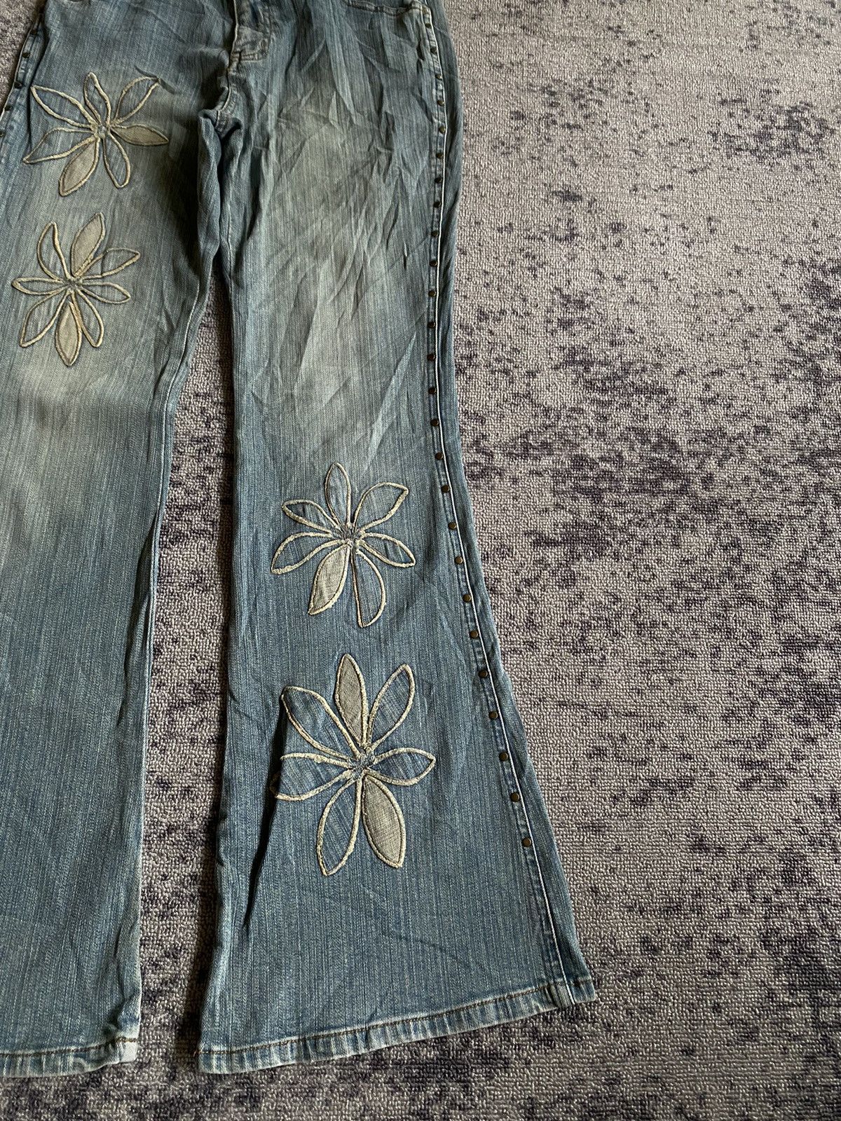 Hysteric Glamour × If Six Was Nine × Japanese Brand Y2k Live claire ifsixwasnine flare jeans Size 29" - 3 Thumbnail