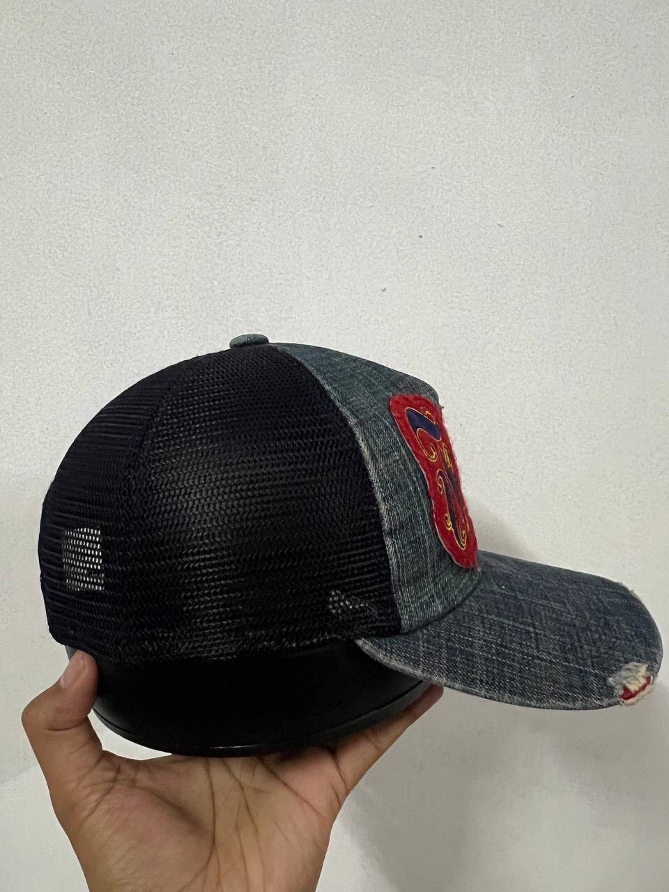 Hat Club Fahu Distressed Trucker Hat Size ONE SIZE - 6 Thumbnail