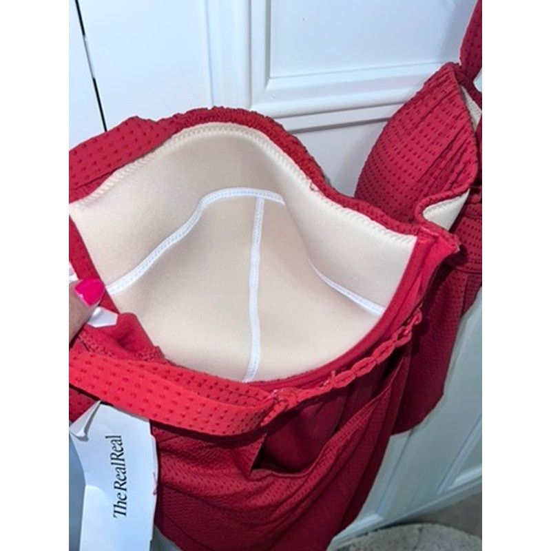 RHODE NWOT Rhode x Target Womens 2XL Red Ruffle One Piece Swimsuit Size XXL / US 16-18 / IT 52-54 - 7 Thumbnail