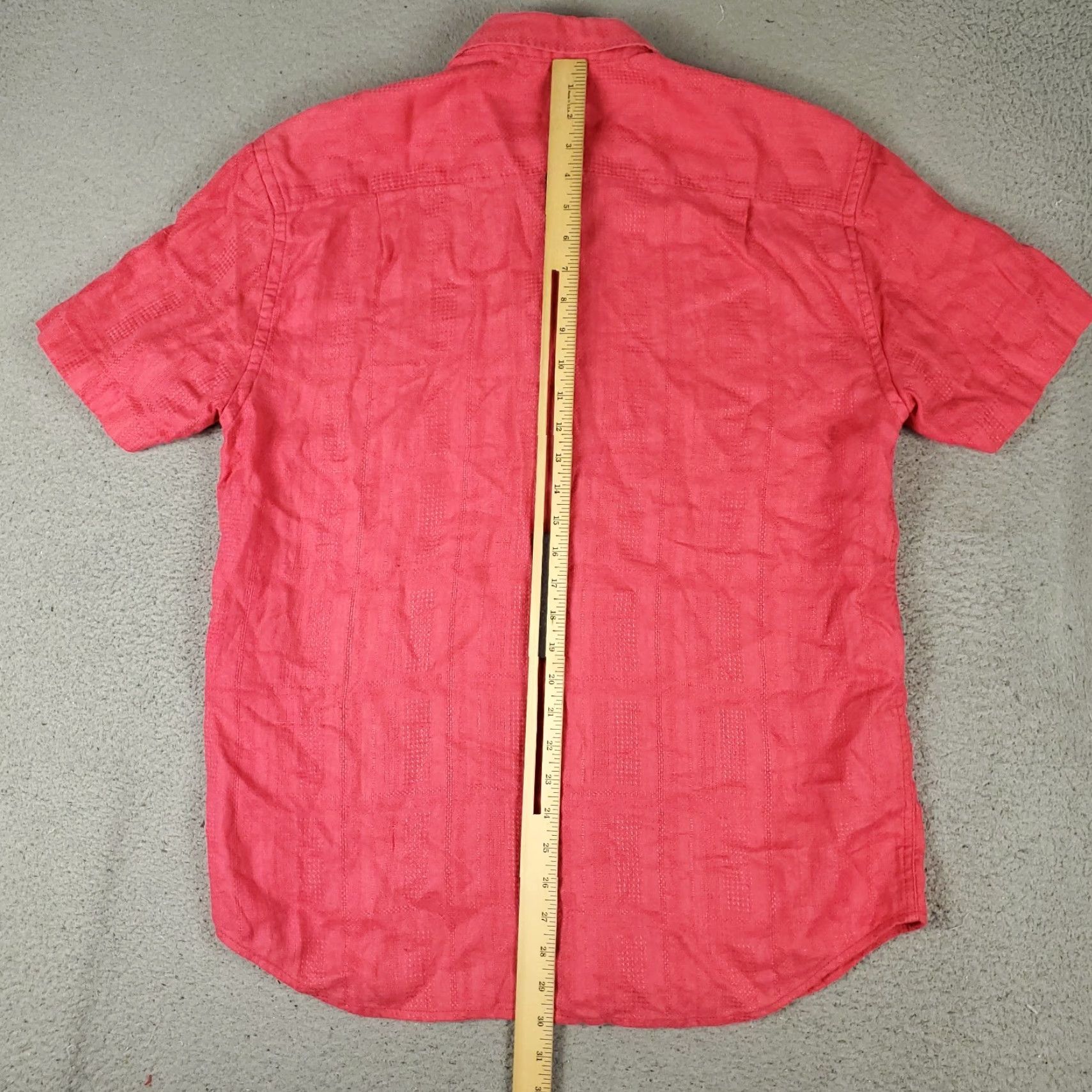 Tommy Bahama VINTAGE Tommy Bahama Shirt Mens Large Red Linen Hawaiian Button Up Short Sleeve Size US L / EU 52-54 / 3 - 3 Thumbnail