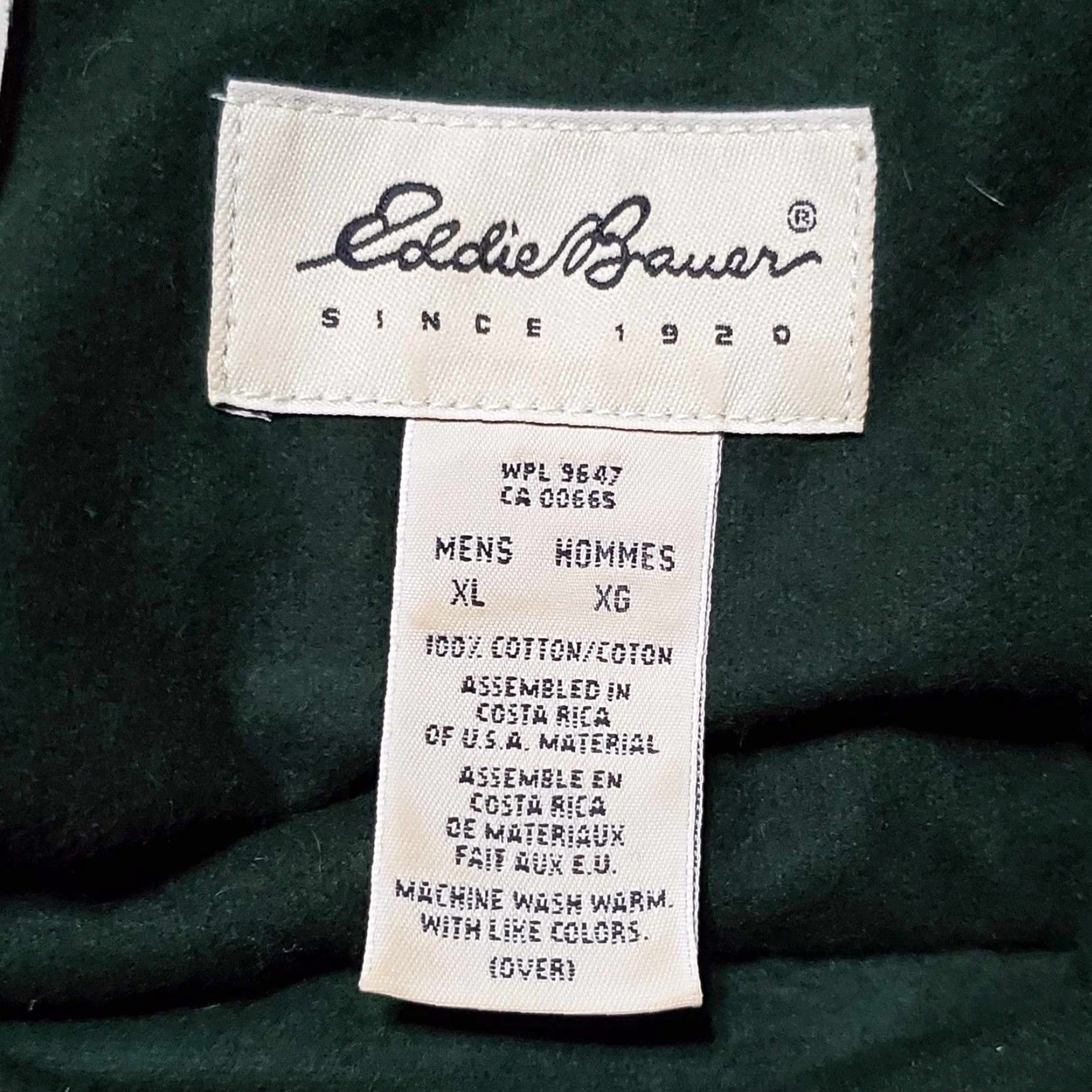 Eddie Bauer Eddie Bauer Shirt Mens XL Green Cotton Relaxed Fit Long Sleeve Button Size US XL / EU 56 / 4 - 2 Thumbnail