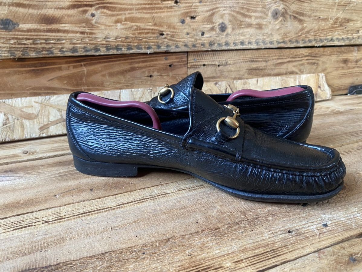 Gucci Gucci 1953 horsebit black patent leather loafers UK 9 Size US 10 / EU 43 - 14 Thumbnail