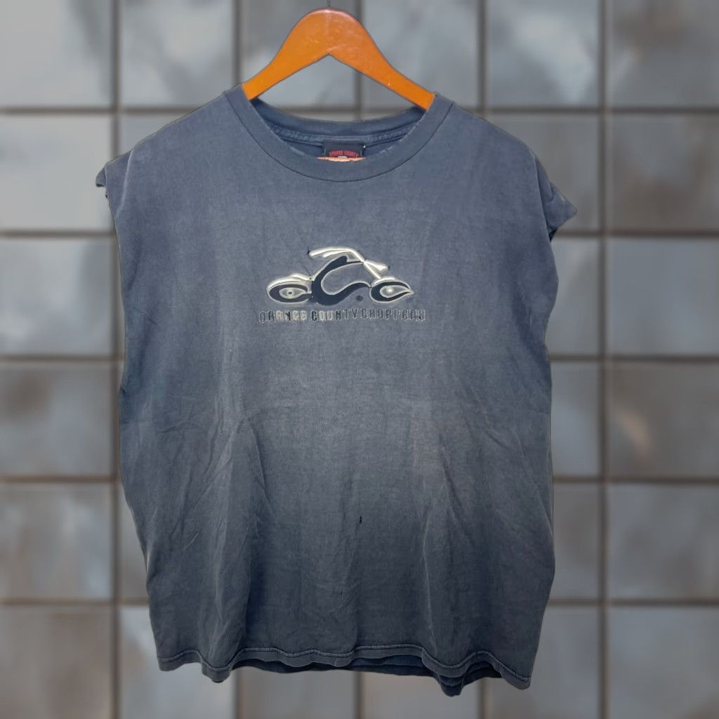 Vintage VINTAGE Orange County City Choppers Sleeveless Sun Faded T-Shirt Motorcycle XL Shirt Mens Size US XL / EU 56 / 4 - 1 Thumbnail