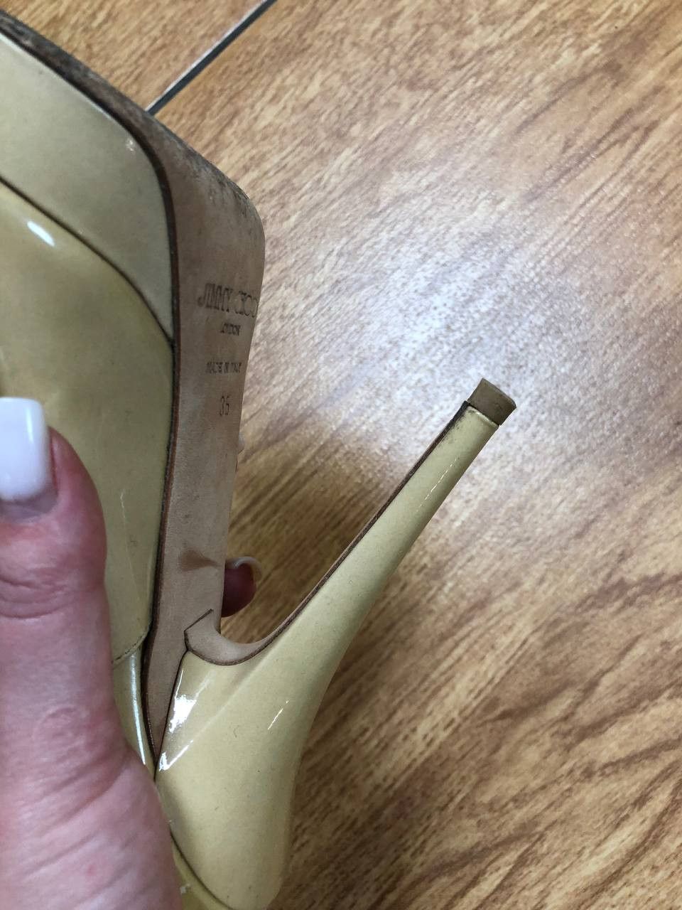 Jimmy Choo × Vintage Jimmy Choo High Heels Sneak Skin Luxury Size US 5 / IT 35 - 15 Thumbnail