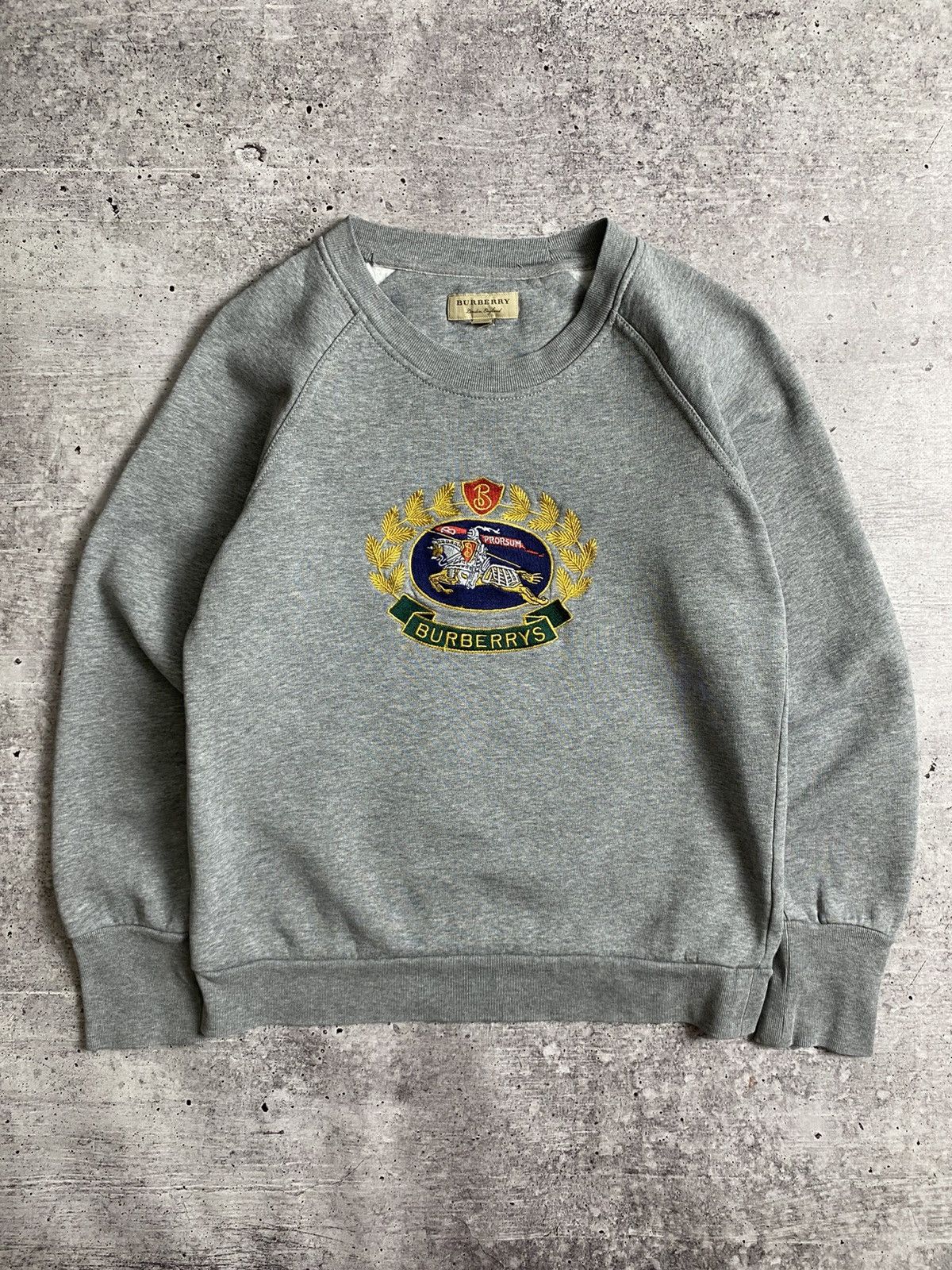 Burberry Burberry Crewneck Big Logo Sweatshirt Size US S / EU 44-46 / 1 - 2 Thumbnail