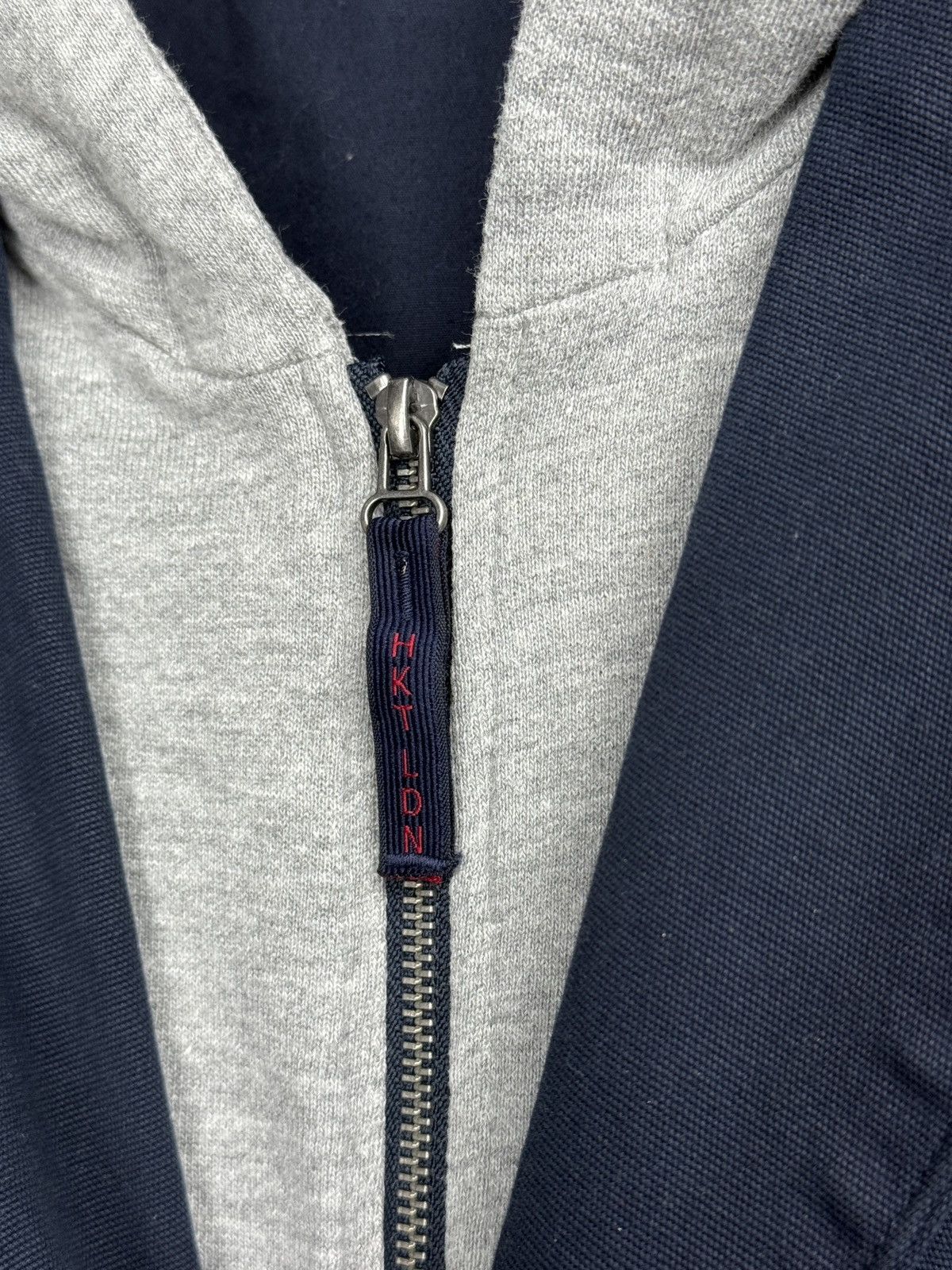 Hackett Hackett London navy blue cotton blazer with hood size 42 Size 42R - 8 Thumbnail
