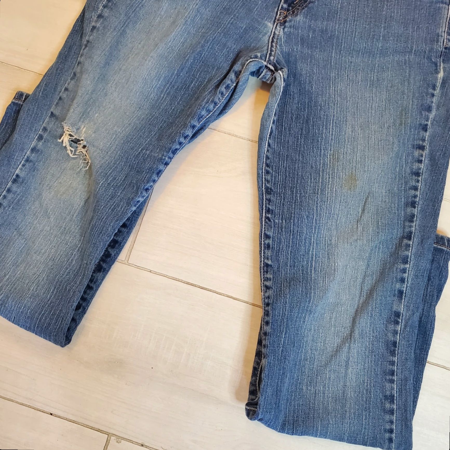 Levi's VTG Levi's Nouveau Boot Cut 515 Blue Jeans Medium Wash Low Rise 10s Women Jeans 5-Pocket Denim 29in Inseam Y2K 90s Logo Blue Size 32" / US 10 / IT 46 - 2 Thumbnail