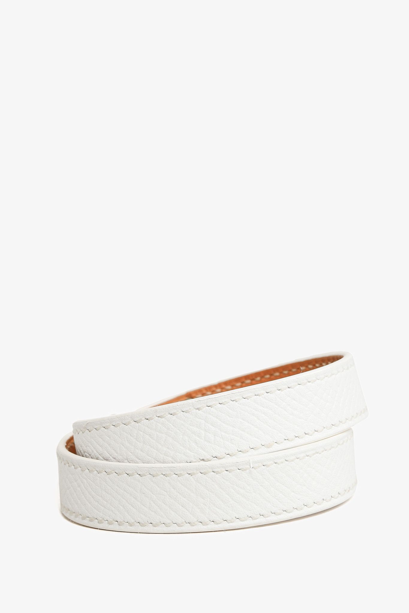 Hermes Hermes Kelly Double Tour Blanc Epsom Leather Bracelet Size ONE SIZE - 2 Thumbnail