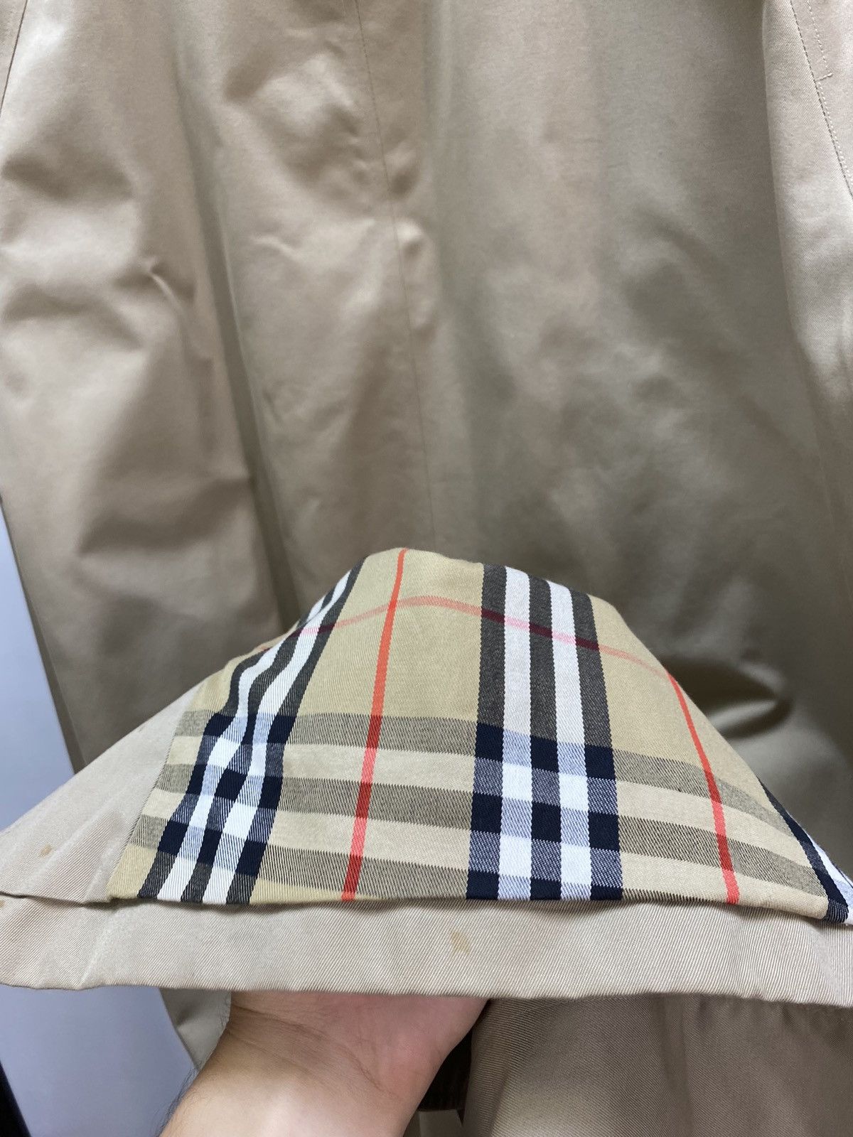 Burberry × Vintage Vintage 90’s Burberry’s nova check men’s trench coat Jacket Size US L / EU 52-54 / 3 - 11 Thumbnail