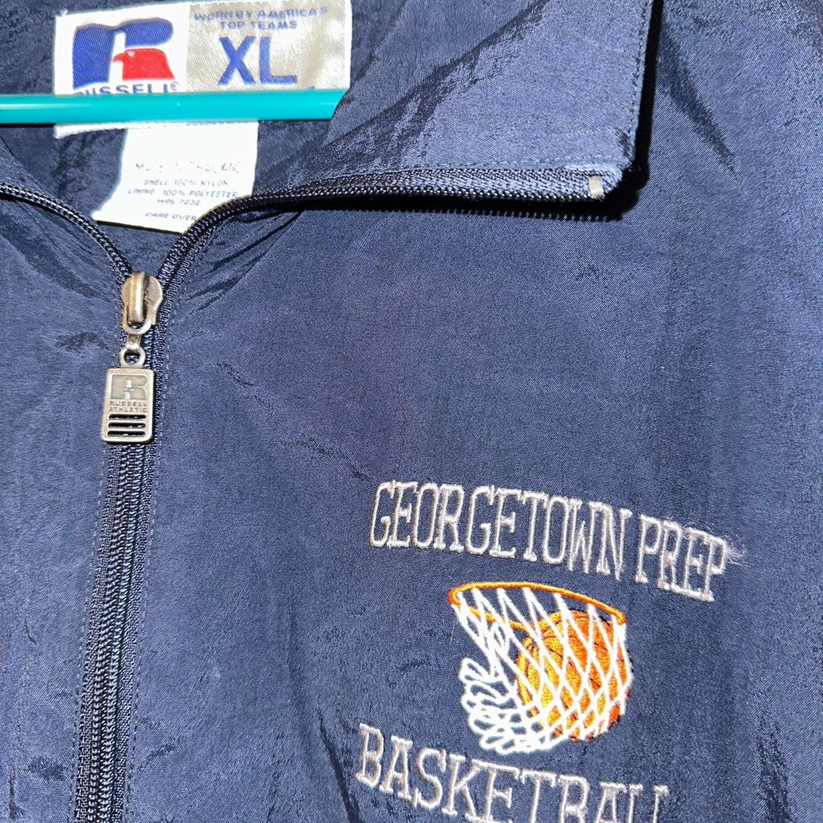Russell Athletic × Vintage Vintage Russell Georgetown Prep Basketball Jacket size XL Size US XL / EU 56 / 4 - 2 Thumbnail