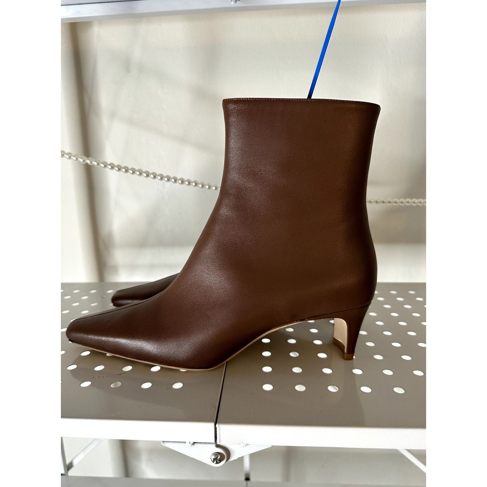 Staud STAUD Wally Ankle boots in brown leather (Size: 40) Size US 9 / IT 39 - 1 Thumbnail