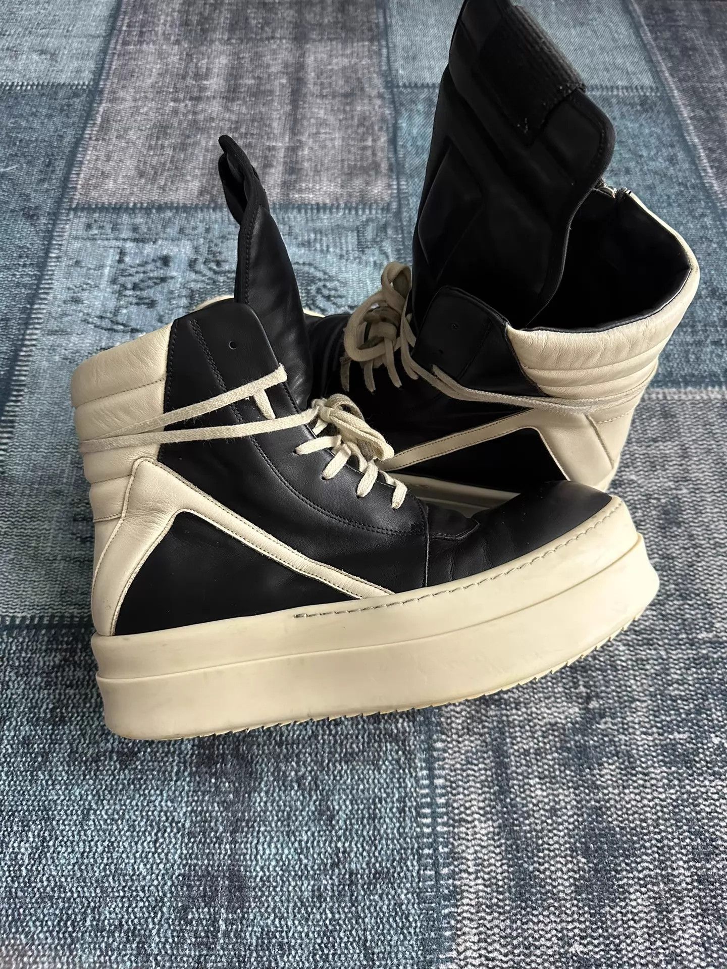 Rick Owens RO Mainline Platform Triangular 44.5 Size US 11.5 / EU 44-45 - 4 Thumbnail