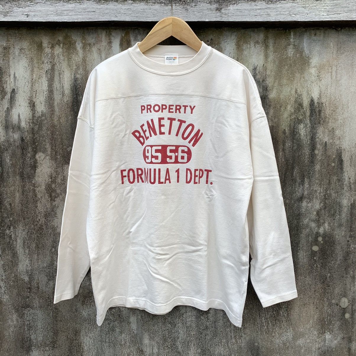 Benetton VINTAGE BENETTON LONGSLEEVE SHIRT Size US L / EU 52-54 / 3 - 1 Thumbnail