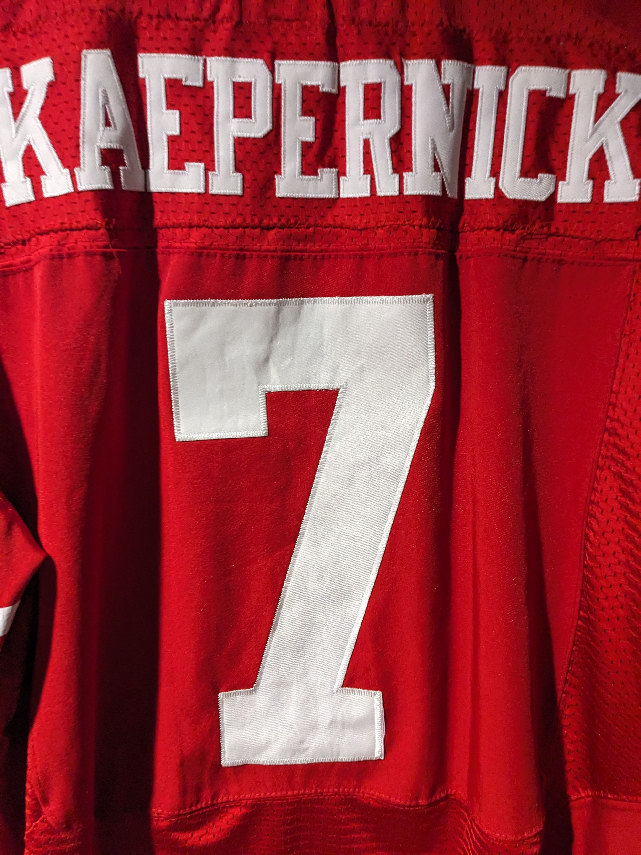 NFL Vintage 49ers San Francisco Colin Kaepernick Red 48 Jersey Size US L / EU 52-54 / 3 - 2 Thumbnail