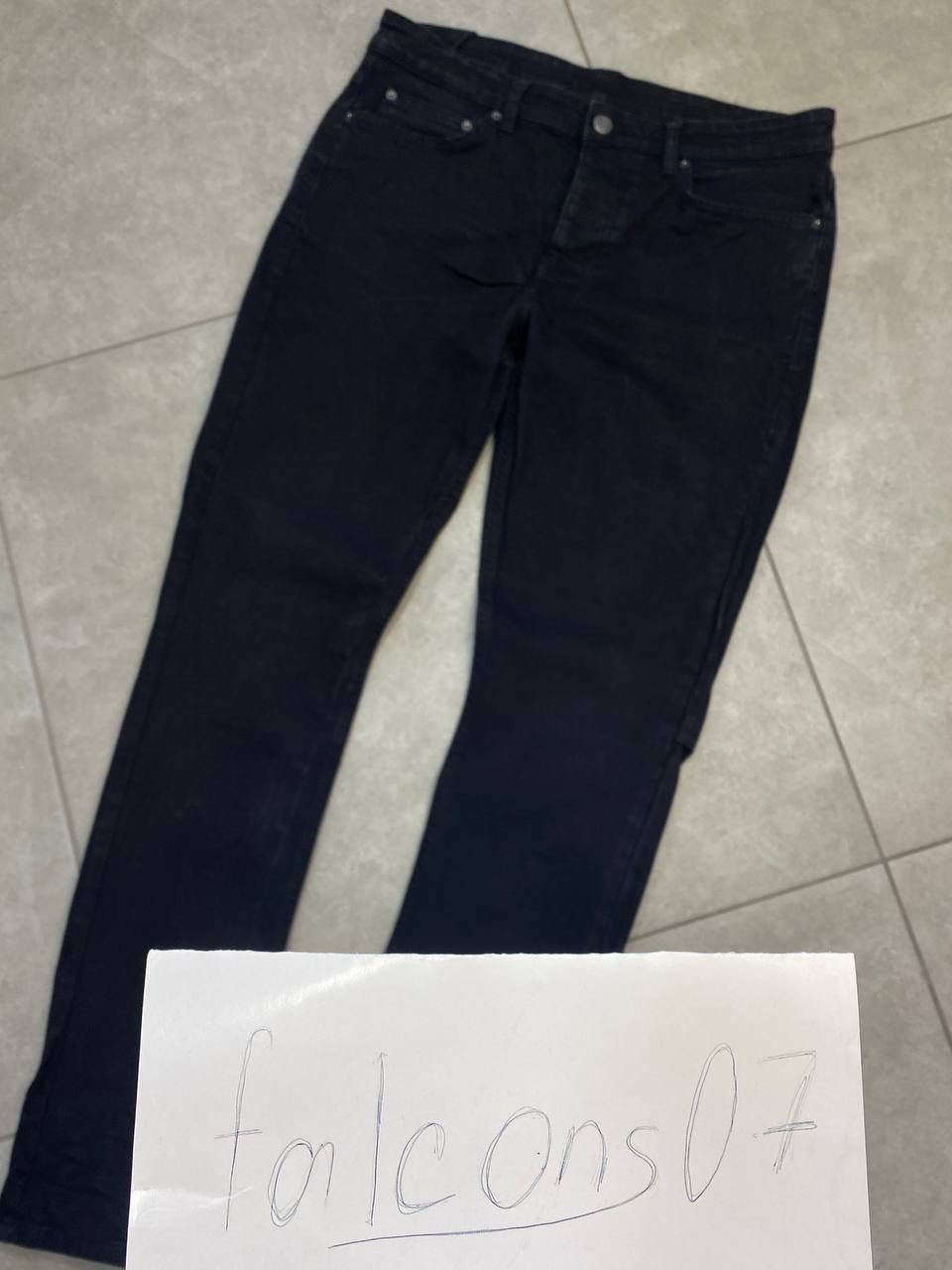 Ksubi KSUBI KM-72 Slim Denim Logo Pants Size US 32 / EU 48 - 2 Thumbnail
