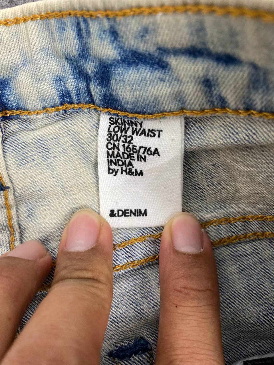 H&M & denim by H&M acid wash distressed denim Size US 32 / EU 48 - 11 Thumbnail
