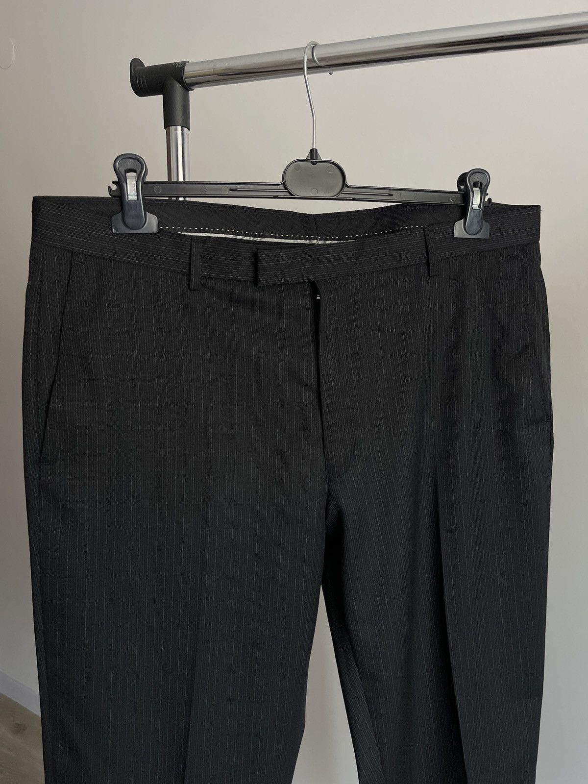 NEXT Next Super 100s Wool Pinstripe Suit blazer Pure New Wool 44R Size 44R - 10 Thumbnail
