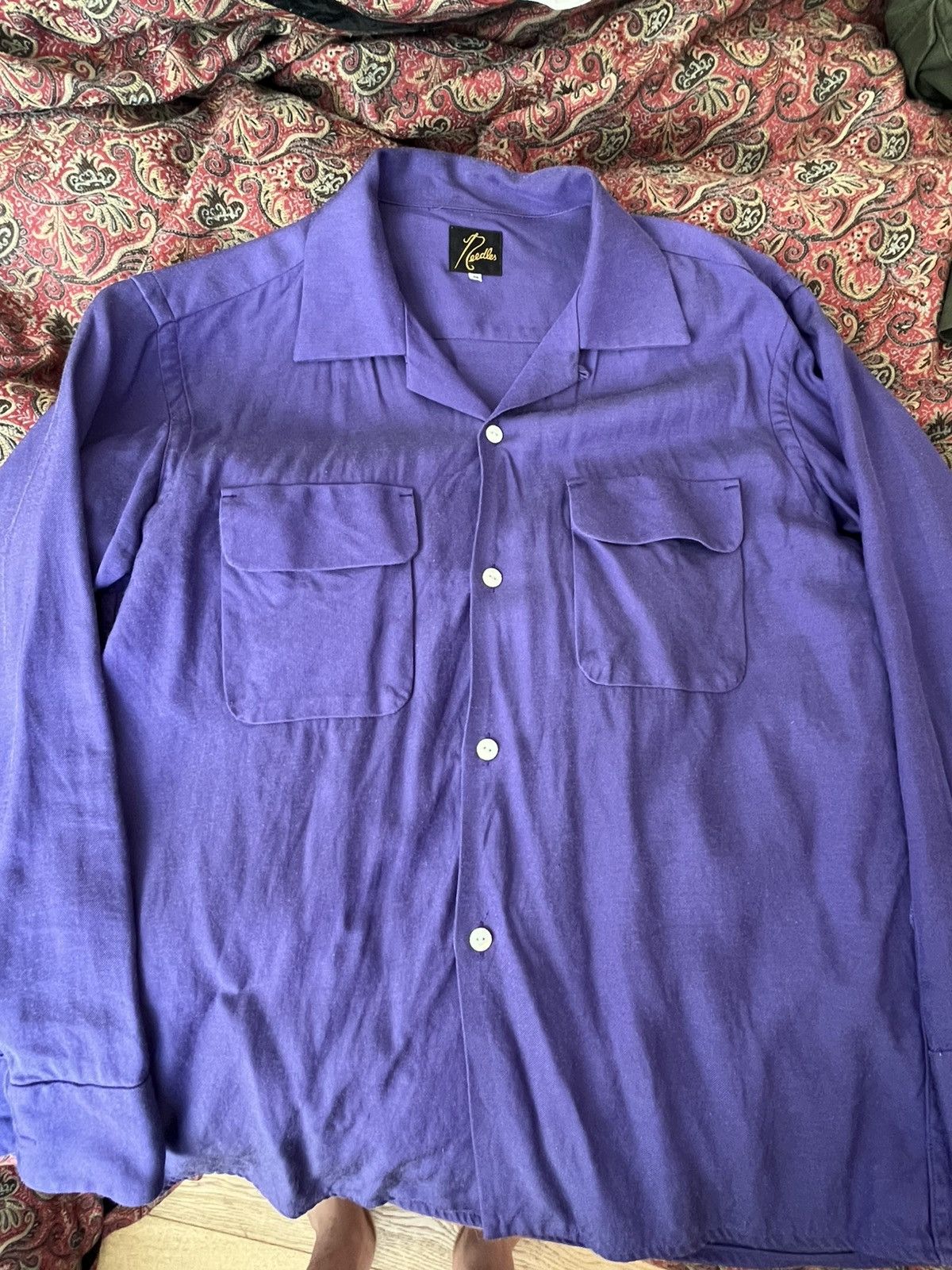 Needles Needles two picket camp collar long sleeve shirt Size US M / EU 48-50 / 2 - 1 Thumbnail