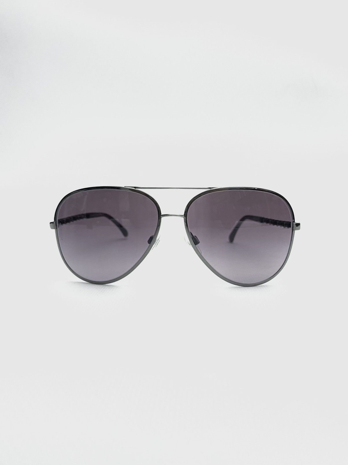 image of Archival Clothing x Chanel Aviator Sunglasses 4149-Q in Purple, Women's