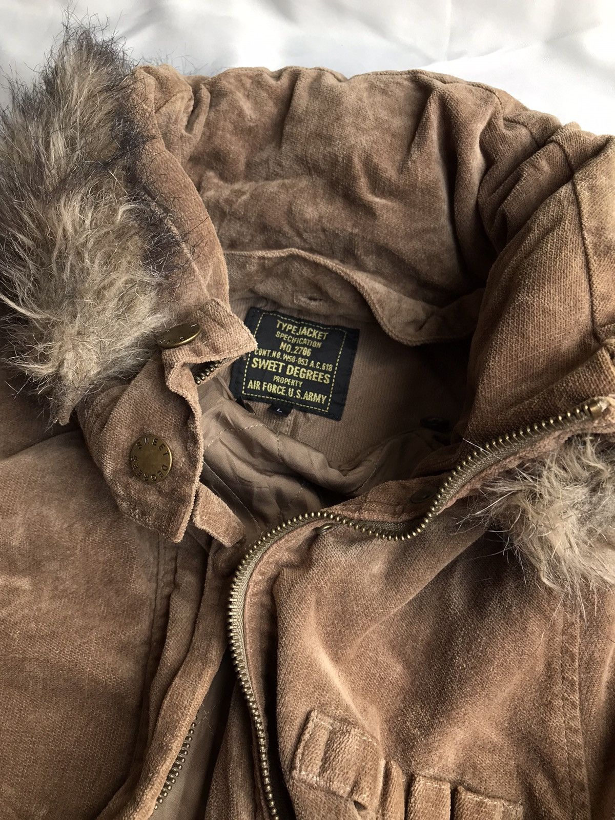 Japanese Brand Sweet Degrees Japan Velvet Tactical Jacket Size M / US 6-8 / IT 42-44 - 5 Thumbnail
