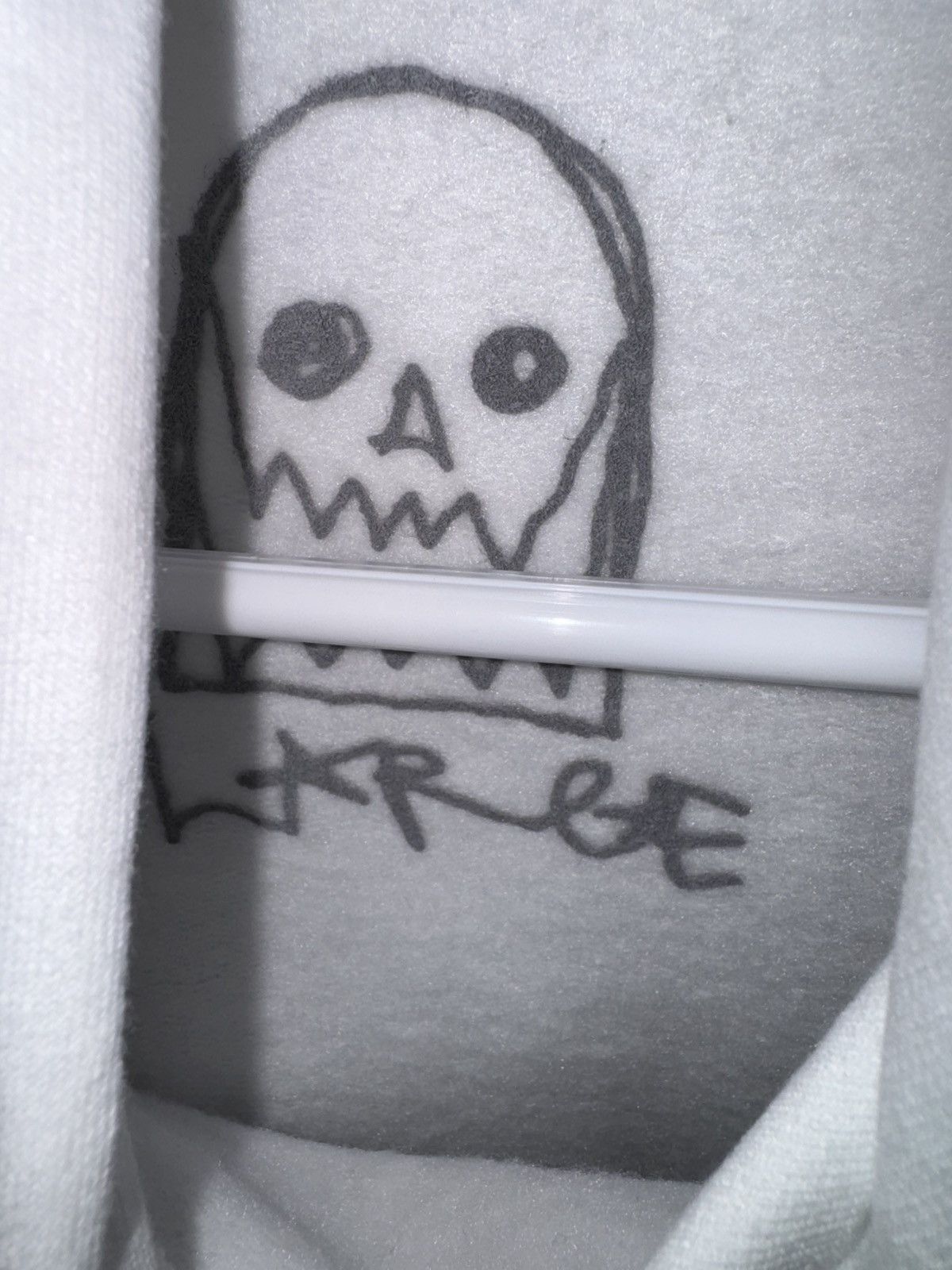 Asspizza Asspizza Puff Print Face Hoodie White 2022 Size US L / EU 52-54 / 3 - 8 Thumbnail