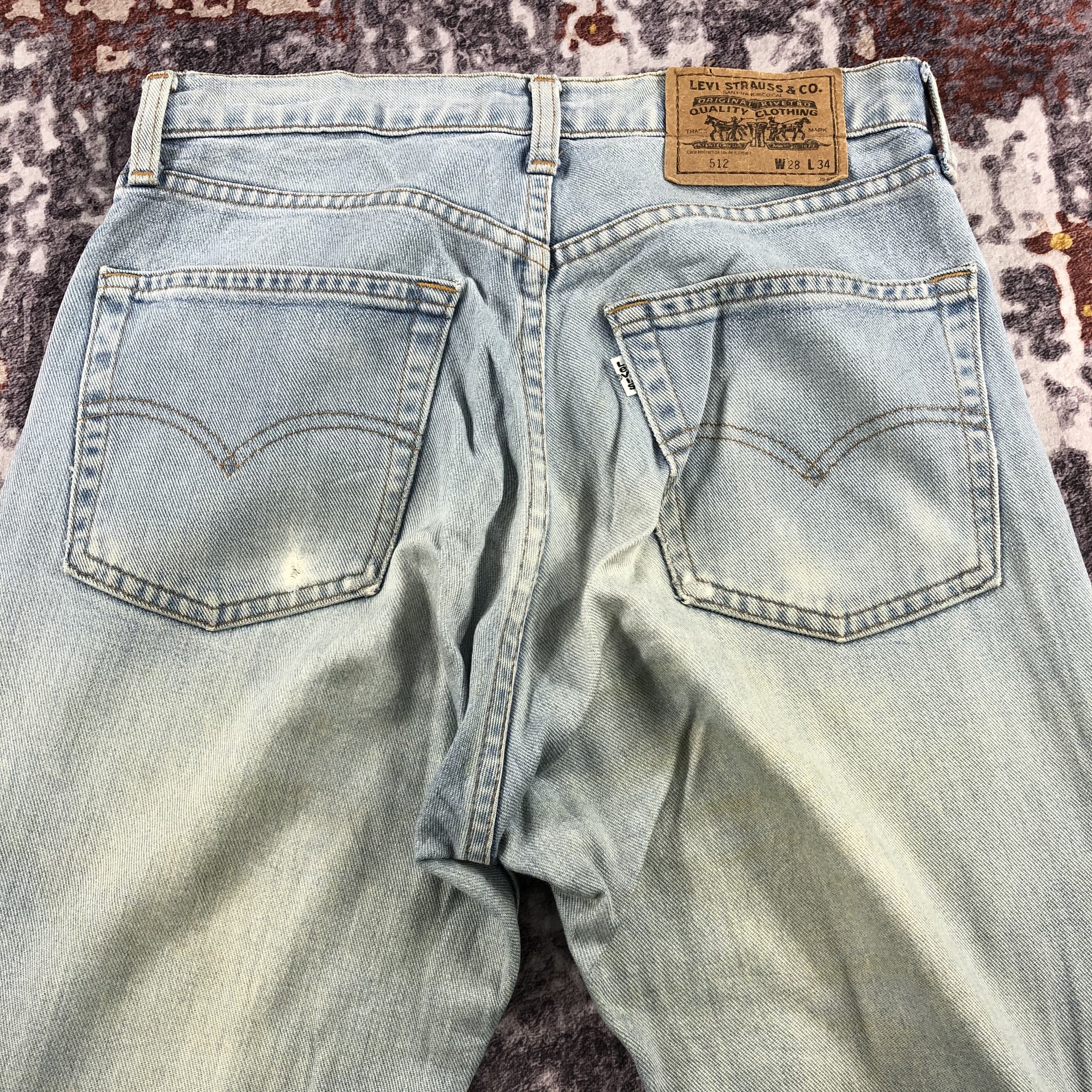 Levi's × Vintage Vintage 90s Light Wash Levis 512 Jeans-JM2175 Size US 29 - 5 Thumbnail