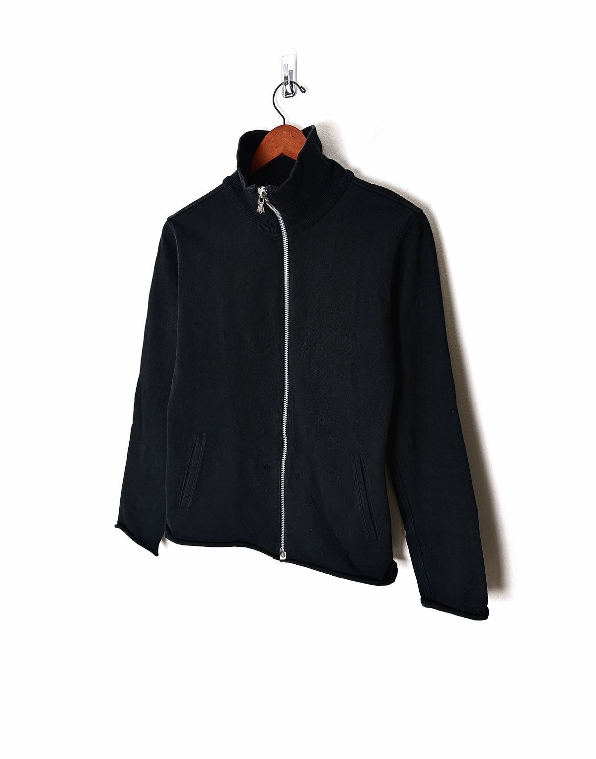 EYEFUNNY Eyefunny .925 Silver Black Cotton Zip Jacket Size US S / EU 44-46 / 1 - 4 Thumbnail