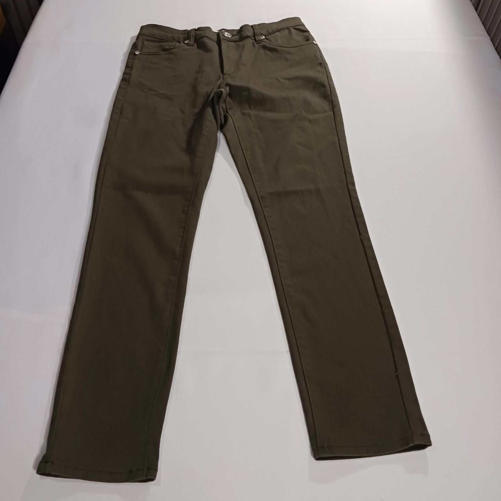 Venus Venus Mid-Rise Women's Green Stretch Leggings Pants Size 10 Size 32" / US 10 / IT 46 - 10 Thumbnail