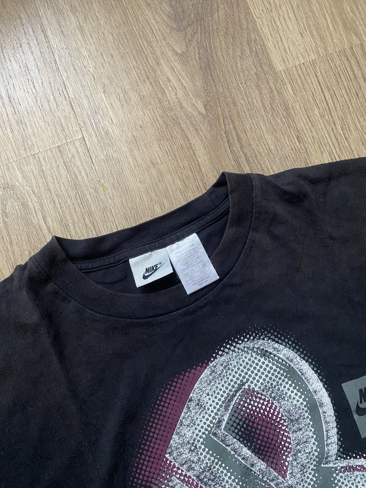 Nike × Vintage Vintage 90s Nike Air Big Logo two side Swoosh T-Shirt Tee Size US XL / EU 56 / 4 - 2 Thumbnail